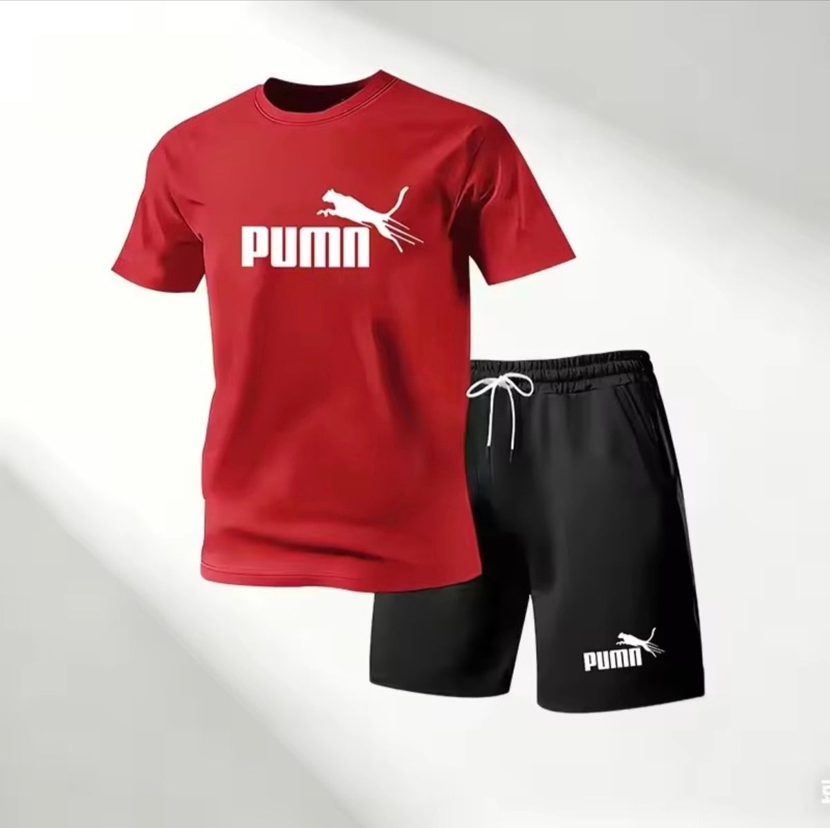 Set Tricou + Pantaloni Scurți – Model Sport Casual