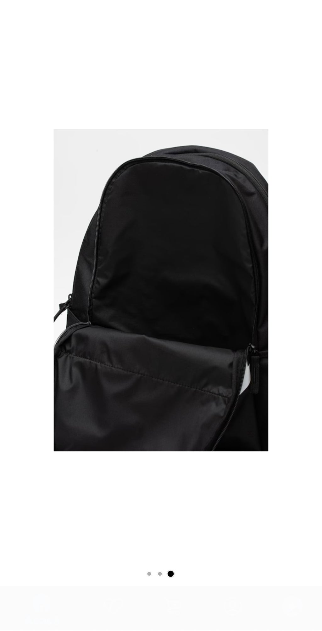 Rucsac Nike Element Logo, 21L, alb/negru, poliester, pentru bărbați