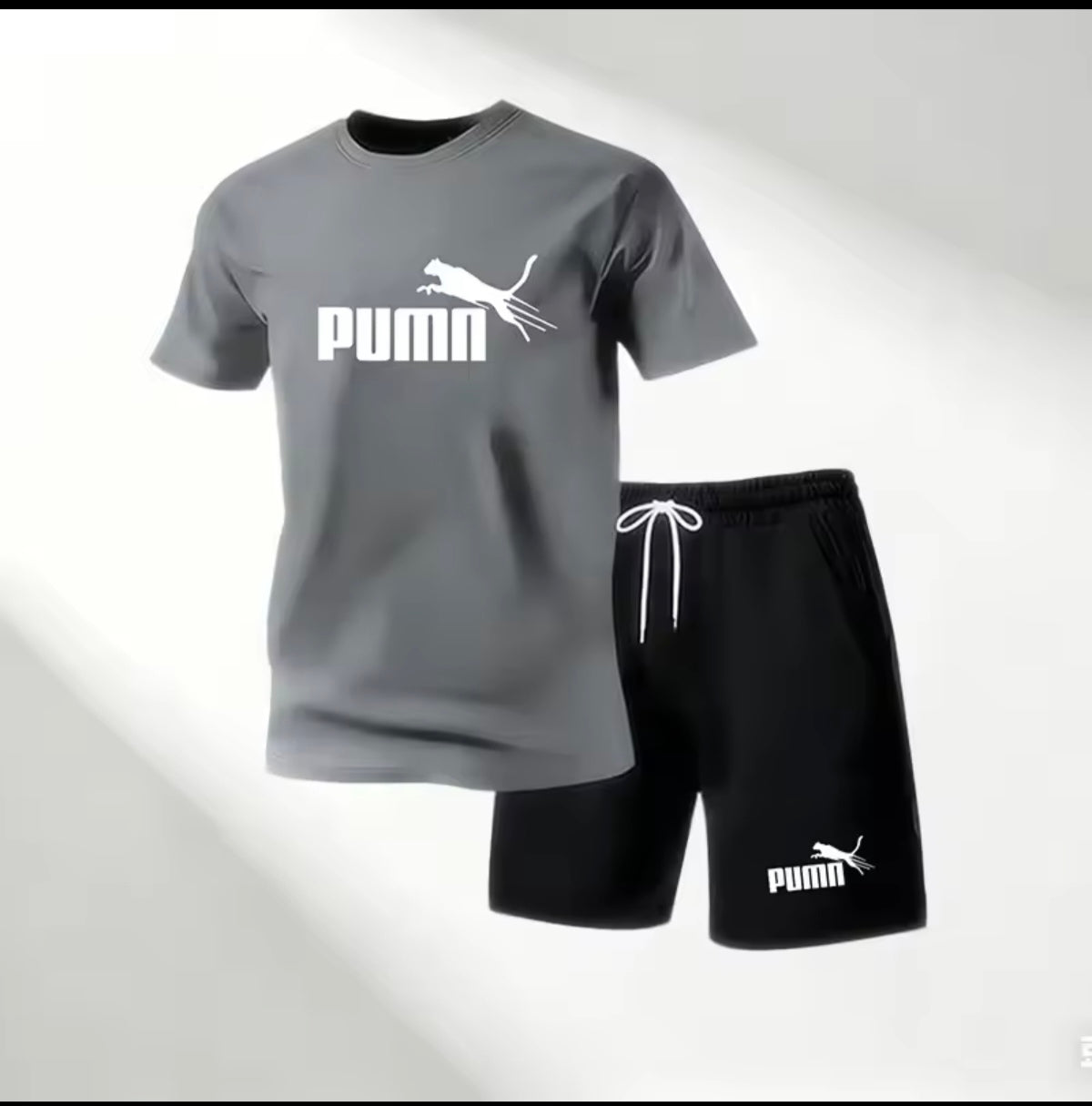 Set Tricou + Pantaloni Scurți – Model Sport Casual