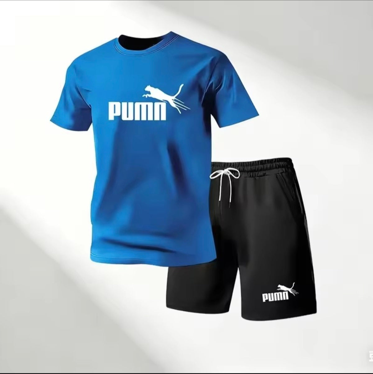 Set Tricou + Pantaloni Scurți – Model Sport Casual
