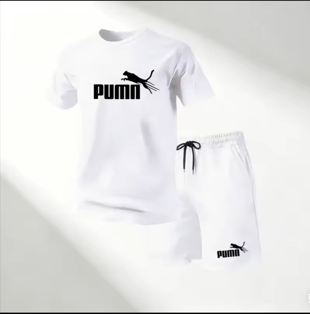 Set Tricou + Pantaloni Scurți – Model Sport Casual